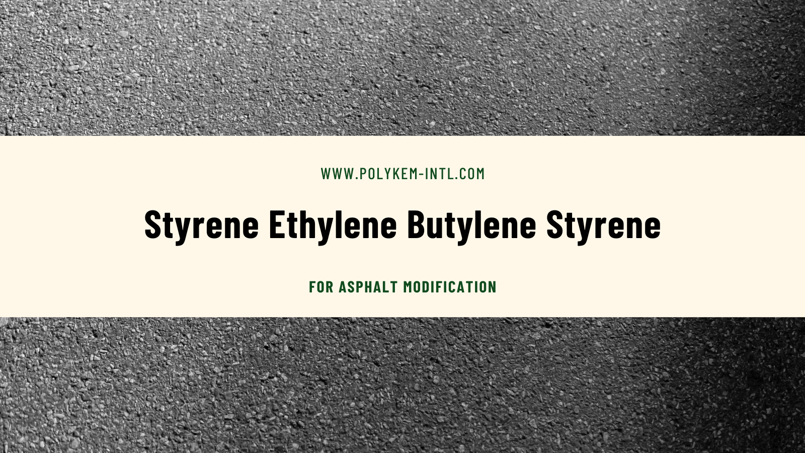 Napa Styrene Butlien Butlien Styrene minangka bahan mentah utama kanggo modifikasi aspal