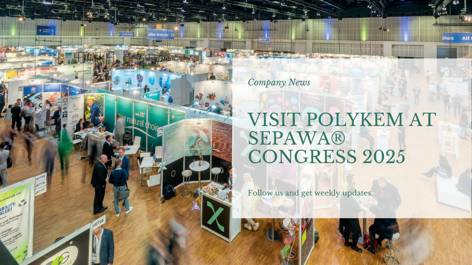Dolan maring Booth PolyKem ing Kongres Sepawa® 2025 ing Berlin!