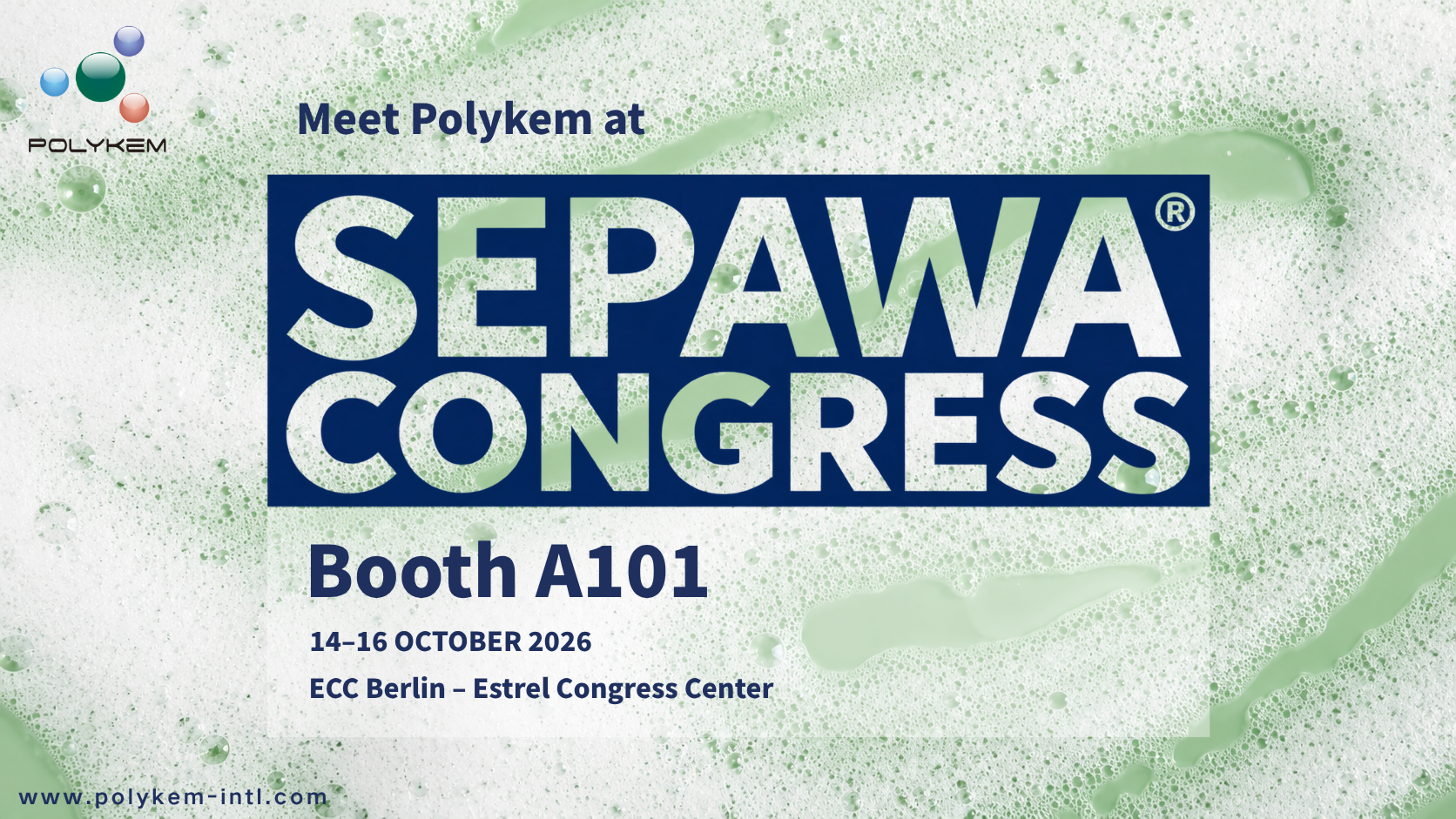 Polykem kanggo Pameran ing Kongres SEPAWA 2026 - Ngunjungi Booth A101
